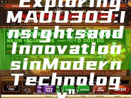 "Exploring MADU303: Insights and Innovations in Modern Technology"
